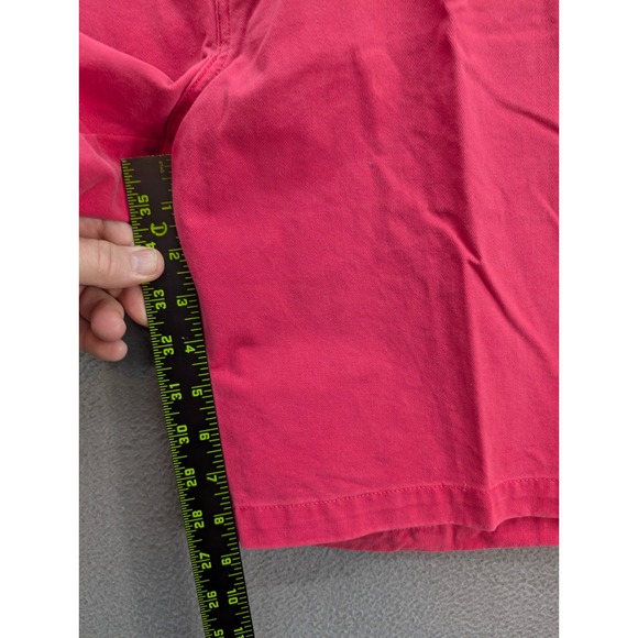 Chaps Mens Cotton Shorts Sz 36 Casual Summer Outdoor Comfy Everyday‎ Pink Preppy - Picture 7 of 9